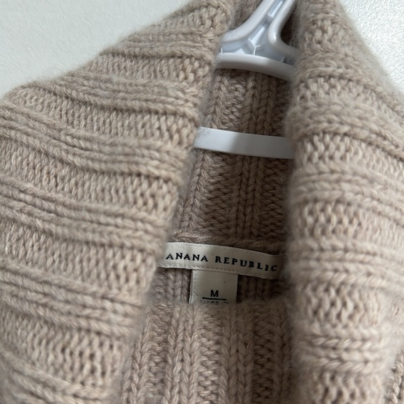 Angie rabbit hair and angora wool sweater cable knit sweater size M - Picture 5 of 5